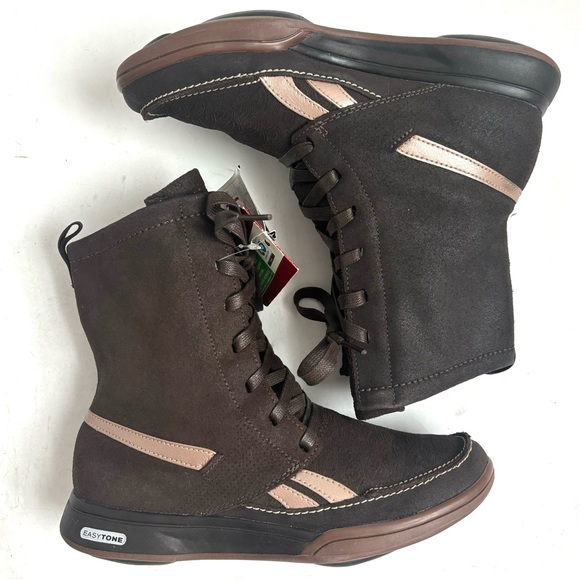 Reebok Sport Easytone Passion 2-J16473 Thinsulate Walking Boots in Brown Size 7 - Picture 5 of 16